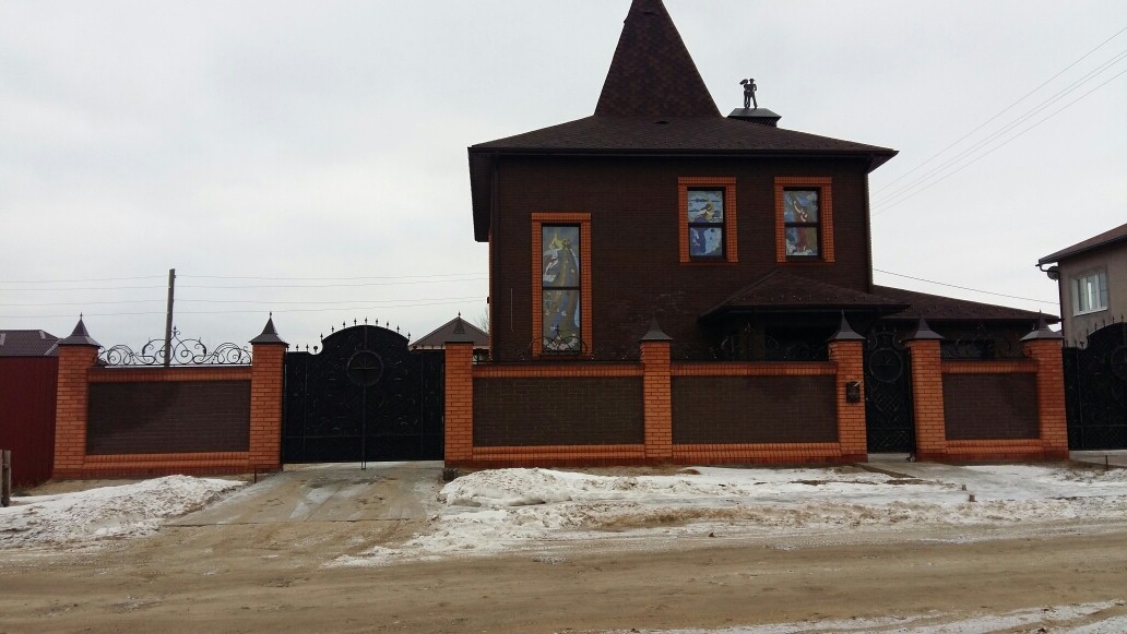 070-Дом, облицованный КР-л-пу 1,4 НФ темный шоколад, поставщик «Волжская строительная компания», г. Волжск