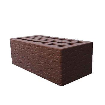 Кирпич облицовочный пустотелый полуторный Шоколад Кора дуба М-150, М-175 СЗЛК
