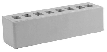 Кирпич облицовочный пустотелый евро Серый 0,5НФ М-200 (900) ЖКЗ