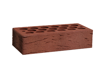 Кирпич облицовочный пустотелый одинарный Бордо Галич с песком М-150 С1 (384)