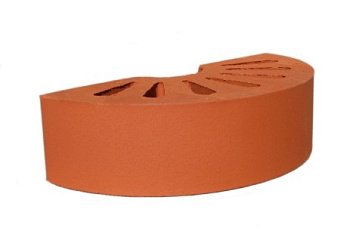 Кирпич облицовочный пустотелый одинарный Фасонный Колонна Светло-Красный Д-250 M-125-150 (320) АСПК