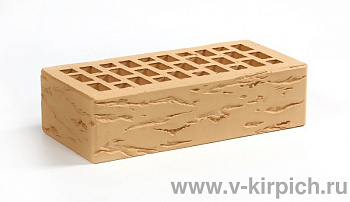 Кирпич облицовочный пустотелый одинарный Соломенный Руст M-175 (УС) ВКЗ