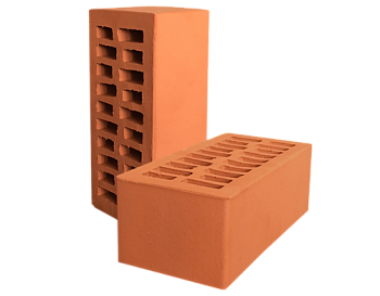 Кирпич керамический пустотелый полуторный Красный  М-175 (352)