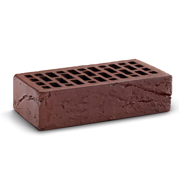 Кирпич облицовочный пустотелый одинарный Шоколад Кора дерева М-150/100 КС-Керамик