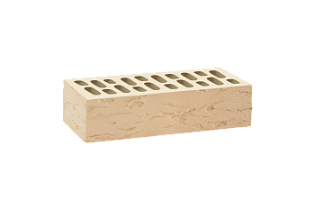 Кирпич облицовочный пустотелый одинарный Солома Рустик М-150 С1 (384)