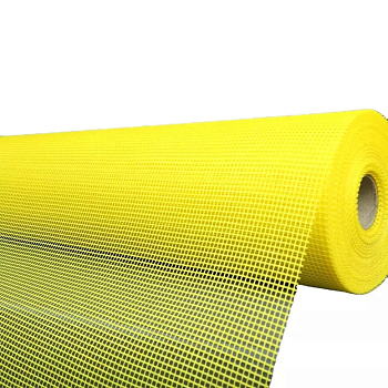 Сетка фасадная стеклотканная армировочная, ячейка 5х5мм, 1м х 50м Volma Fasade (160г/м2)