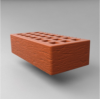 Кирпич облицовочный пустотелый одинарный Красный Ольха-1 М-150-175 СЗЛК