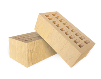 Кирпич керамический пустотелый полуторный Желтый Cortex М-175 (352)