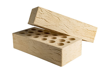 Кирпич облицовочный пустотелый одинарный Солома Византия М-150 Ключищи (416)