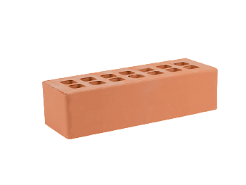 Кирпич облицовочный пустотелый евро Красный 0,7НФ М-200 (660) ЖКЗ