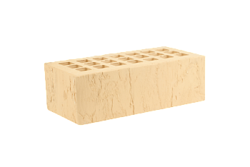 Кирпич облицовочный пустотелый полуторный Соломенный Скала М-200 (352) ЖКЗ