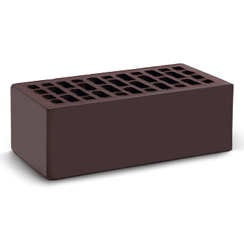 Кирпич облицовочный пустотелый полуторный Темный Шоколад M-150/100 (УС) КС-Керамик