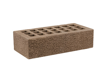 Кирпич облицовочный пустотелый одинарный Темно-Коричневый Пена М-200 (480) ЖКЗ