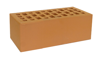 Кирпич облицовочный пустотелый полуторный Персик М-150-250 (352)