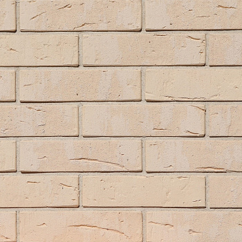 Кирпич печной облицовочный полнотелый одинарный Санторини Белый R60 М-300/100 КС-Керамик