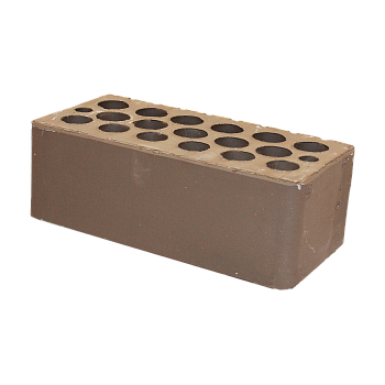 Кирпич облицовочный пустотелый полуторный Шоколад M-150 Ключищи (320)