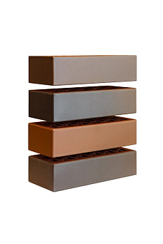 Кирпич облицовочный пустотелый одинарный Флеш-обжиг M-150-175 МАГМА (420)