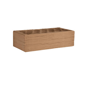 Кирпич облицовочный пустотелый одинарный Мокко Дикий Камень М-150 С1 (384)