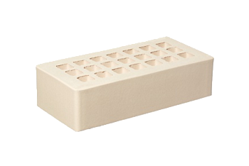 Кирпич облицовочный пустотелый одинарный Белый M-300 (480) ЖКЗ