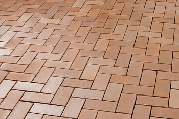 Брусчатка клинкерная "Красный флеш"