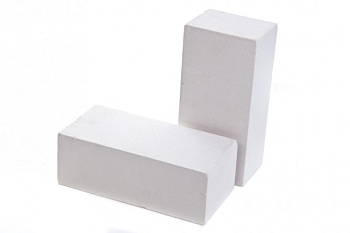 Кирпич облицовочный силикатный полнотелый полуторный Белый М-150 м.п. МЗСК (216)