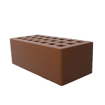 Кирпич облицовочный пустотелый полуторный Какао M-150, М-175 СЗЛК