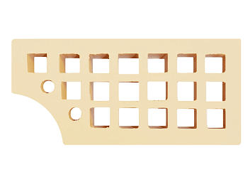 Кирпич облицовочный пустотелый одинарный Слоновая Кость КФ-1 М-200 (480) ЖКЗ