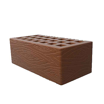 Кирпич облицовочный пустотелый полуторный Какао Дерево M-150, М-175 СЗЛК