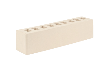 Кирпич облицовочный пустотелый евро Слоновая Кость 0,5НФ М-200 (900) ЖКЗ